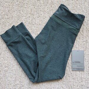 Lorna Jane Leggings Womens S Flexion Core Ankle Biter Tight Military Marl Green